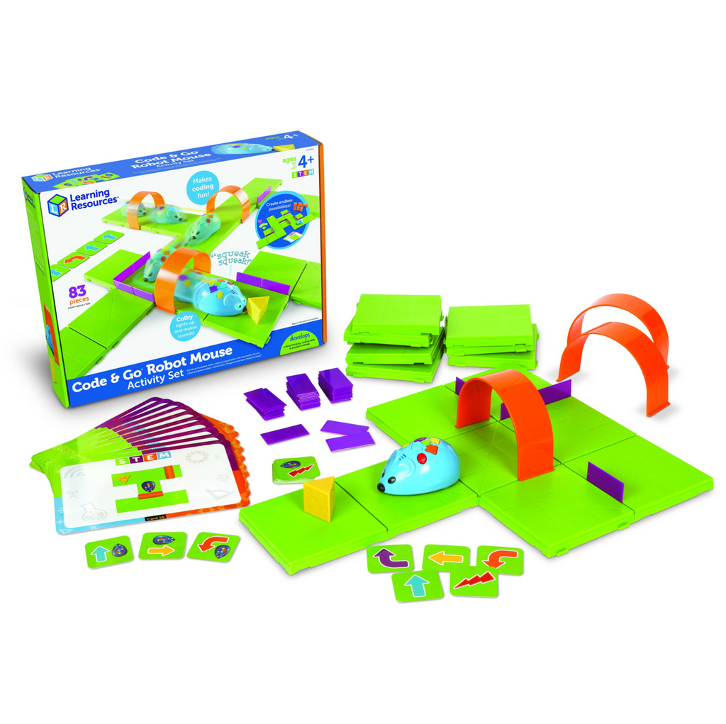 Learning Resources STEM - Code & Go Robot Mouse Activity Set - Robotermaus